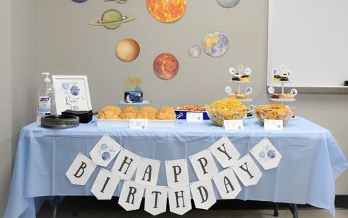 Morgan's kid space theme Birthday party