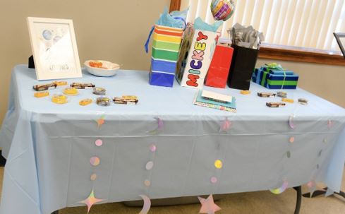 Presents on a table