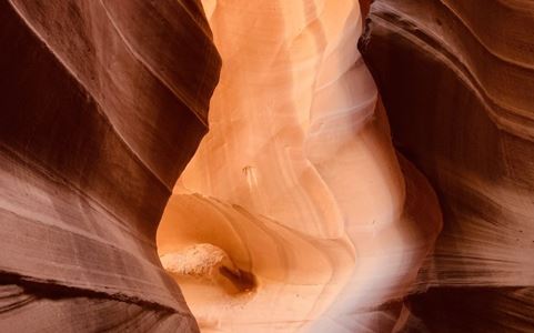 Inside the Antelope Canyon