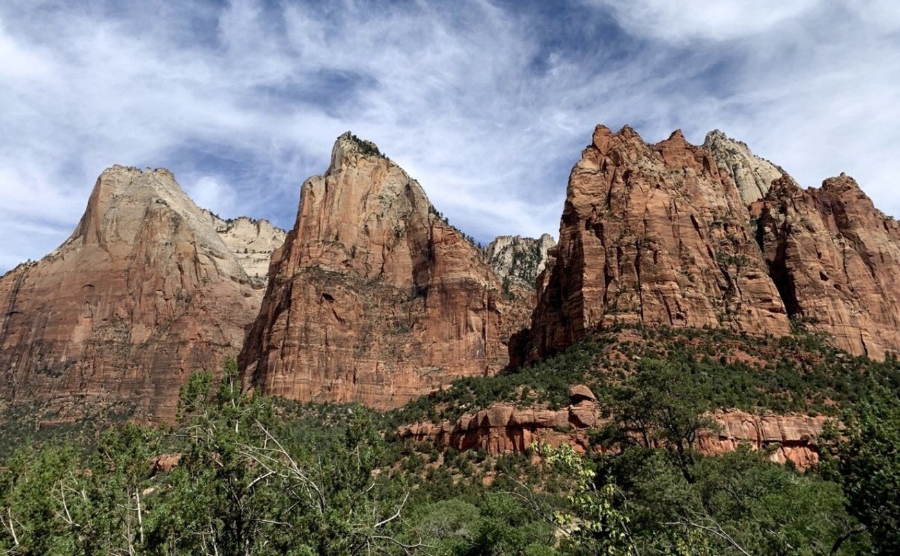 huge mountains